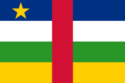 Republika Środkowoafrykańska flag