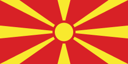 North Macedonia flag