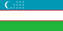 Uzbekistani flag